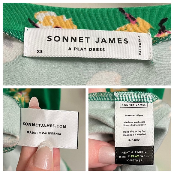 Sonnet James Georgia Floral Play Dress XS - Picture 11 of 12